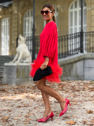 Federkleid Marcia Rot