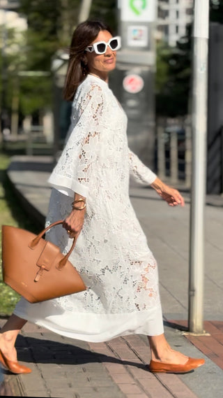 Dress Luana Lace White