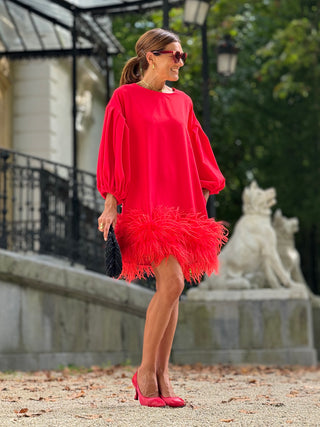 Federkleid Marcia Rot
