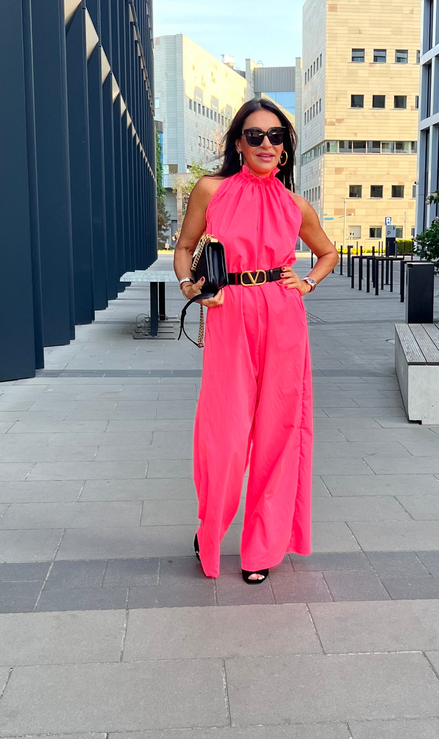 Jumpsuit Louise neonpink