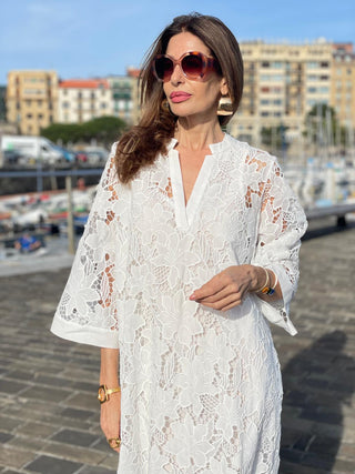 Dress Luana Lace White