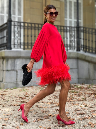 Federkleid Marcia Rot