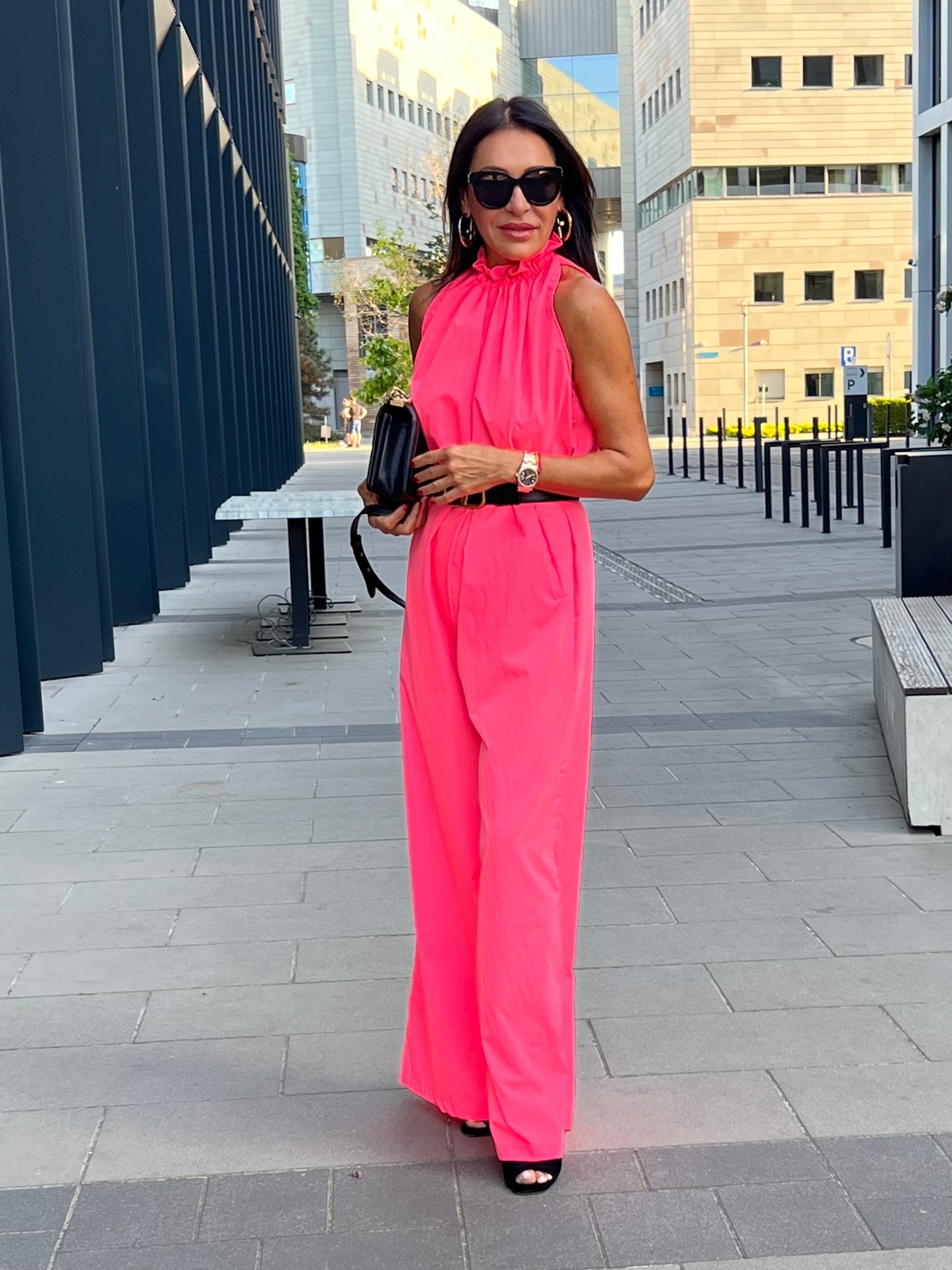 Jumpsuit Louise neonpink