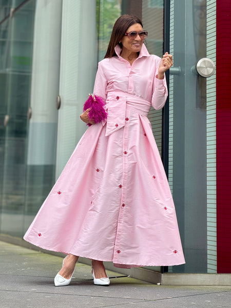 Dress Juliette Embroidery Pink