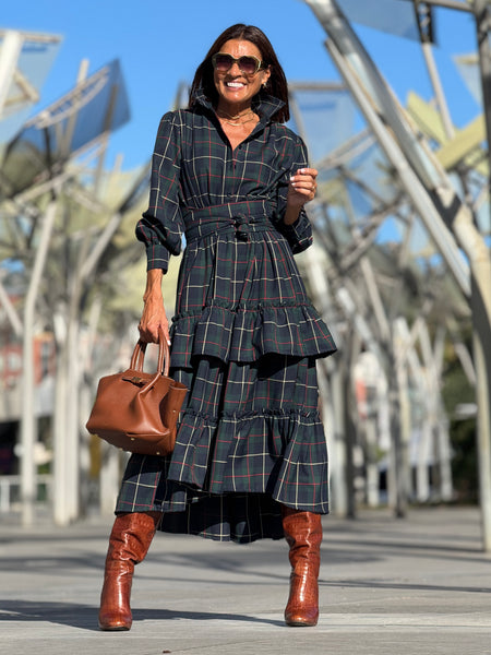 Abito Fabienne Check Navy
