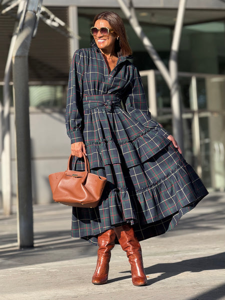 Abito Fabienne Check Navy