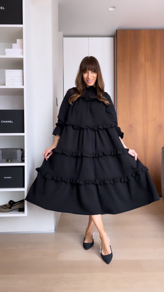 Kleid Lauren Schwarz
