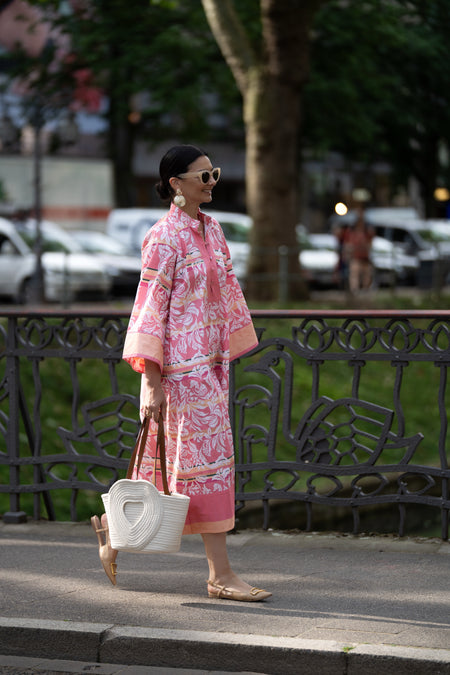 Kleid Cassandra Print Pink