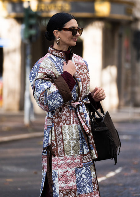 Coat Aveline Print Multicolor
