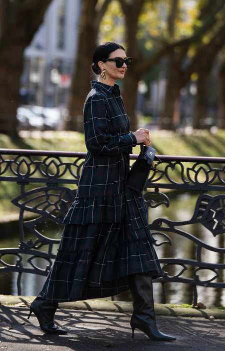 Kleid Fabienne Check Navy