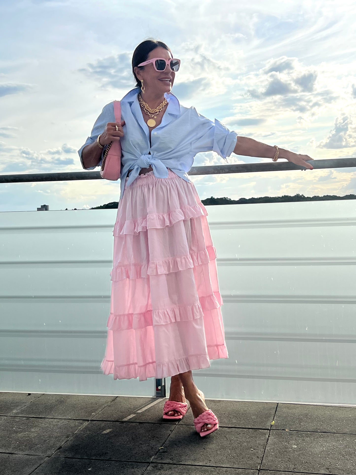 Skirt Esmeralda Pink