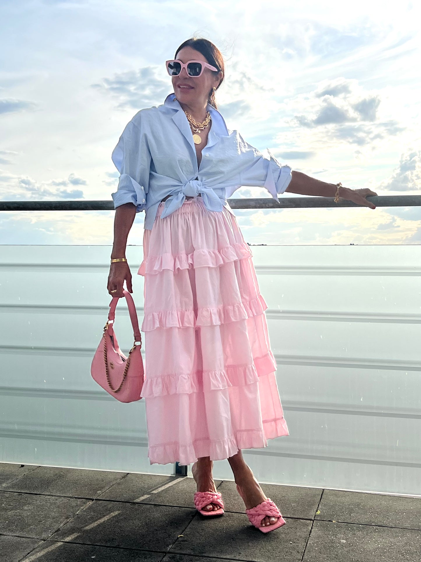 Skirt Esmeralda Pink