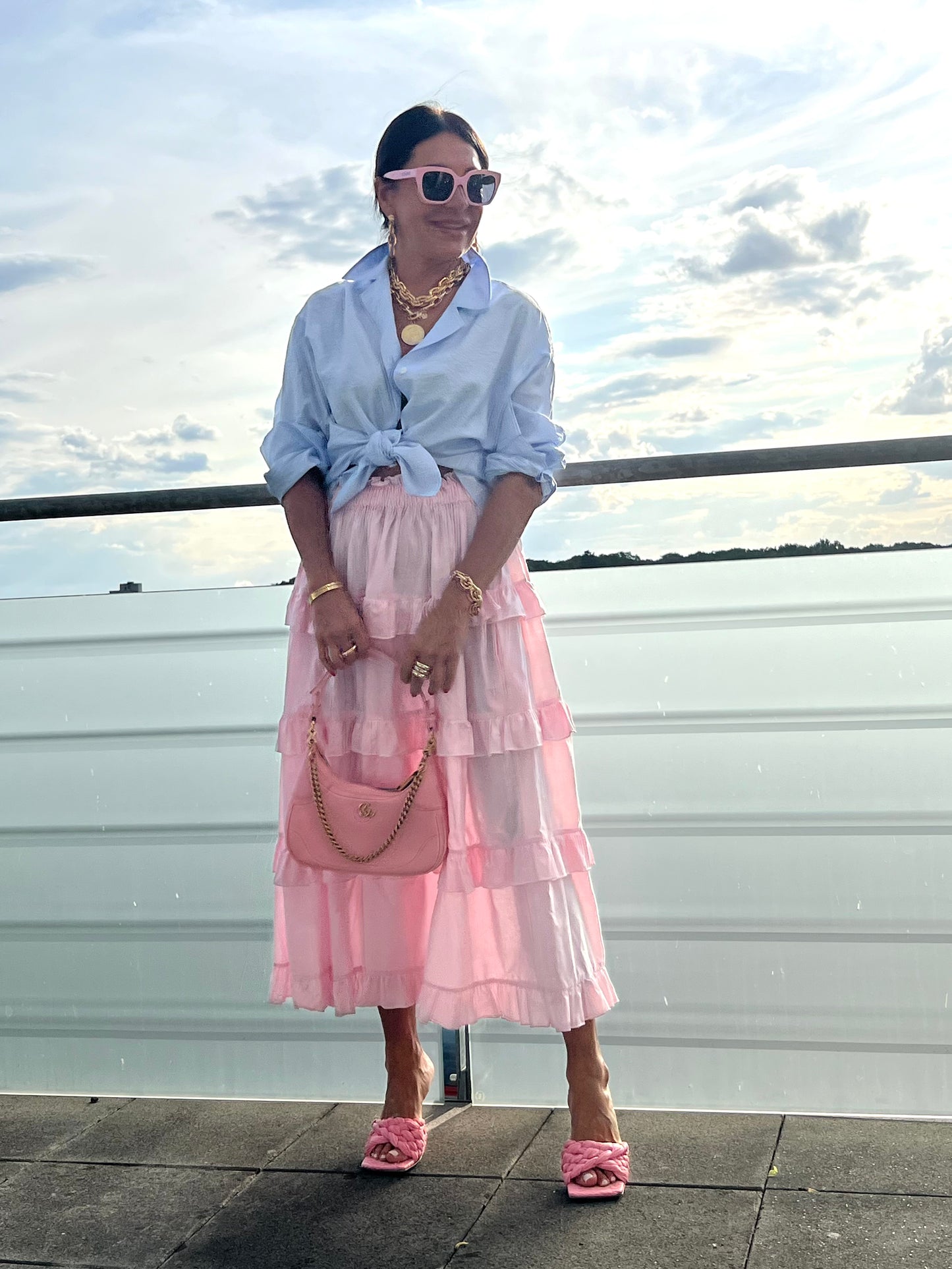 Skirt Esmeralda Pink