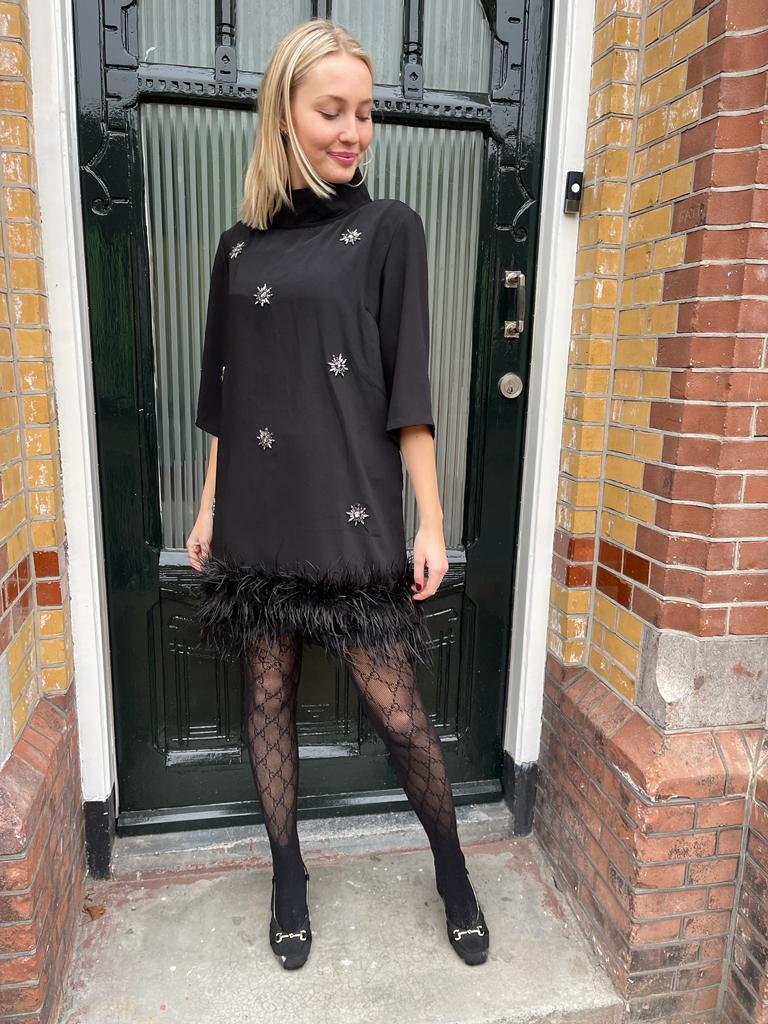 Dress Igone feathers