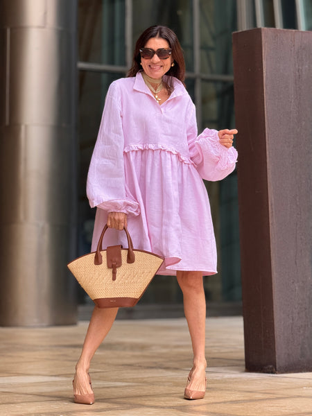 Vestido Blanche rosa