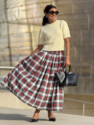 Skirt Helena Check Red