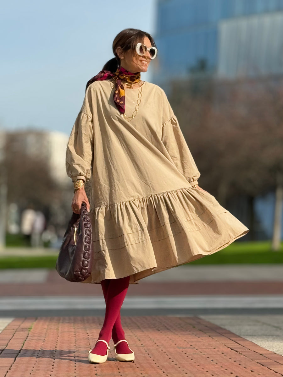 Robe Felicita Beige