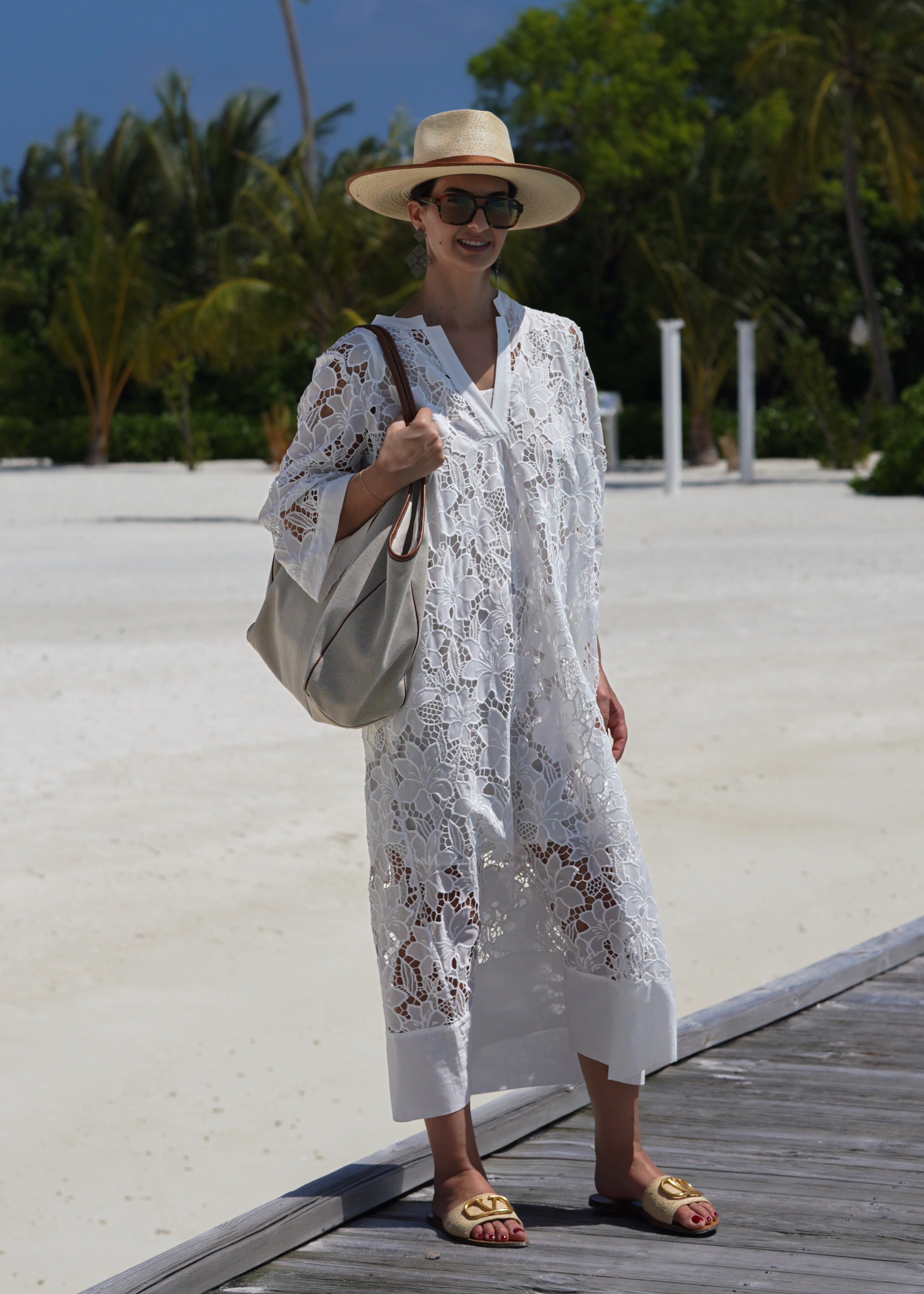 Dress Luana Lace White Marielle Stokkelaar Dress Luana Lace White Marielle Stokkelaar