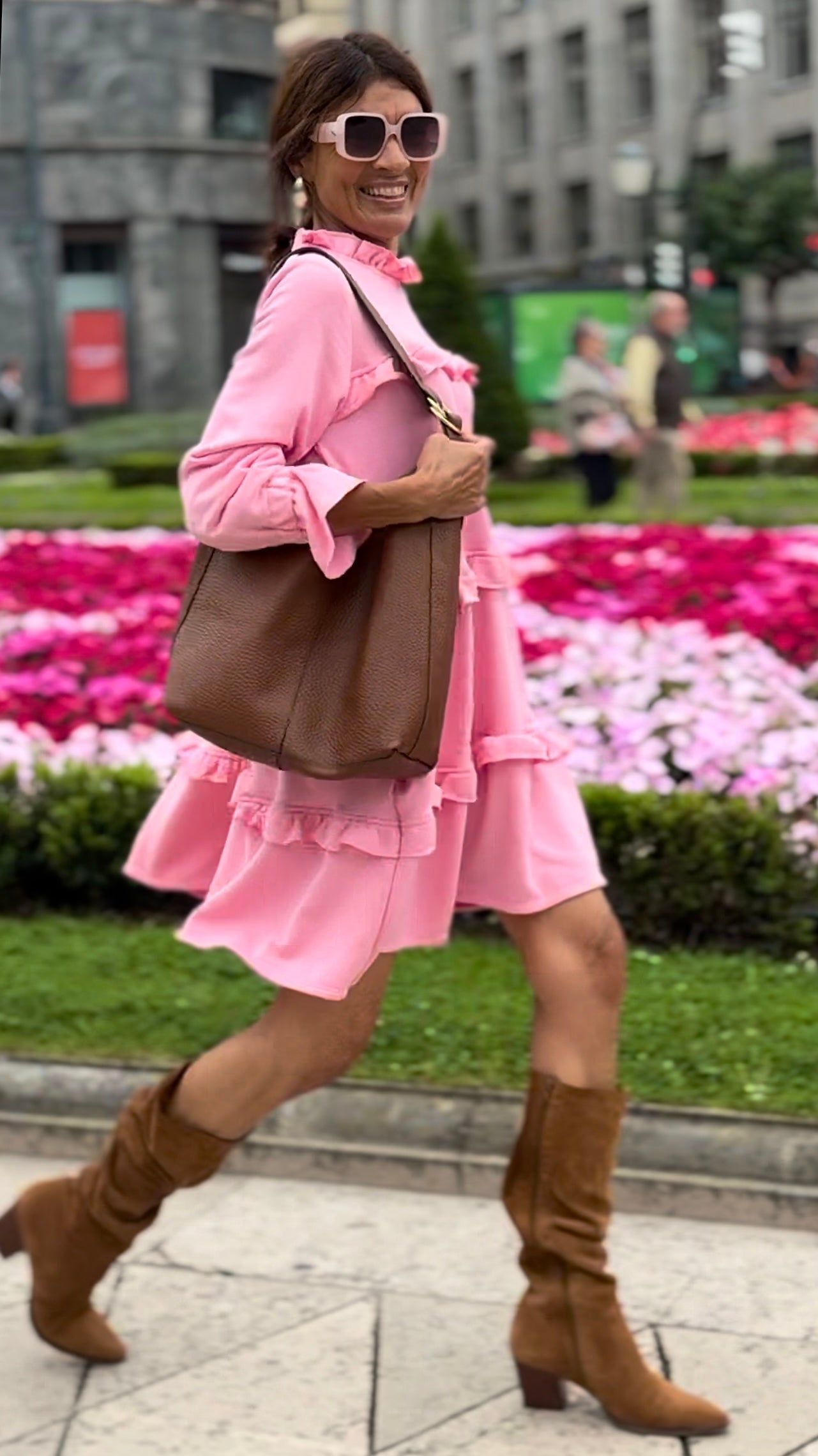 Dress Sophie pink Marielle Stokkelaar Dress Sophie pink Marielle Stokkelaar