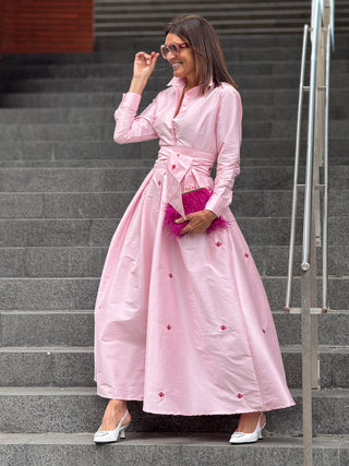 Dress Juliette Embroidery Pink