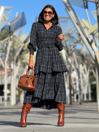 Abito Fabienne Check Navy