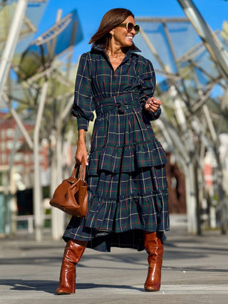 Abito Fabienne Check Navy