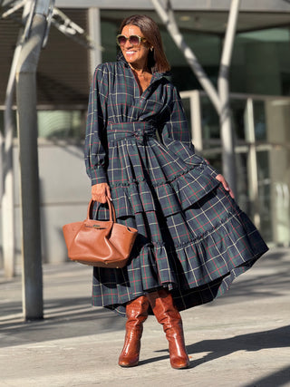 Abito Fabienne Check Navy