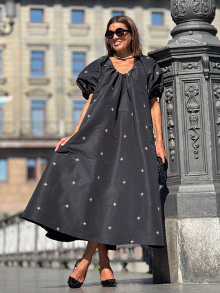 Abito Mathilda Embroidery Black