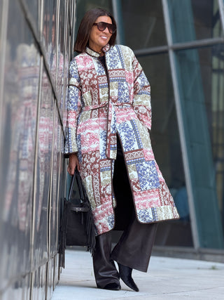 Coat Aveline Print Multicolor