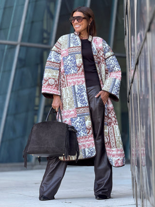 Coat Aveline Print Multicolor