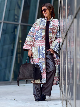 Coat Aveline Print Multicolor