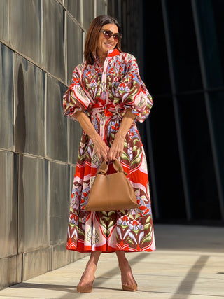 Dress Phoebe Print Red