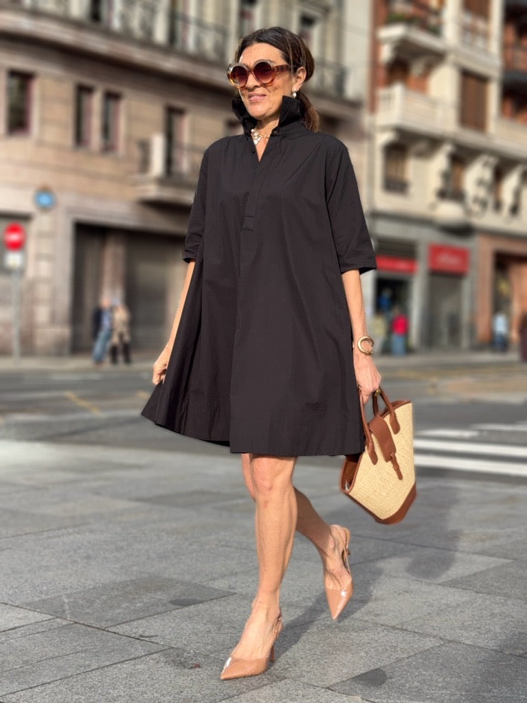 Dress Laetitia Black – Marielle Stokkelaar