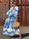 Dress Sabrina Print Blue