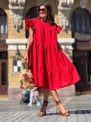 Dress Caro red