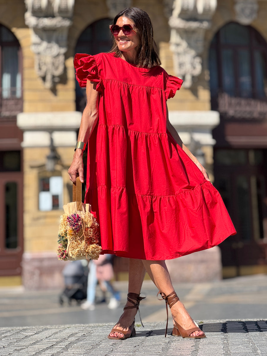 Robe Caro rouge 