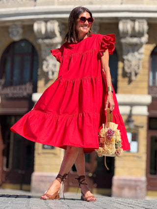 Dress Caro red