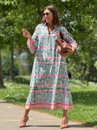 Dress Cassandra Print Green