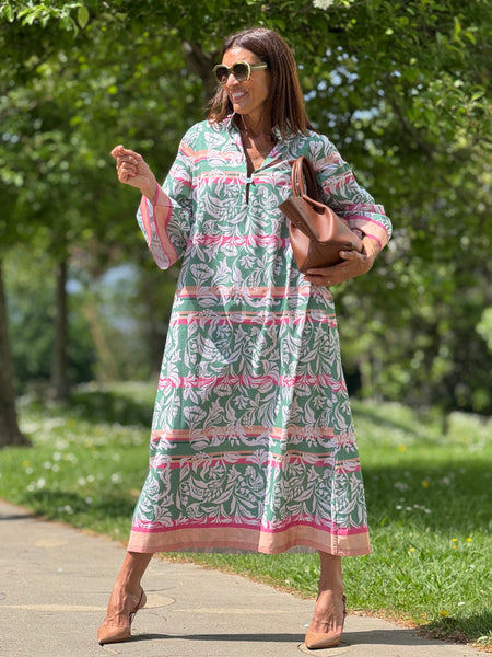 Dress Cassandra Print Green