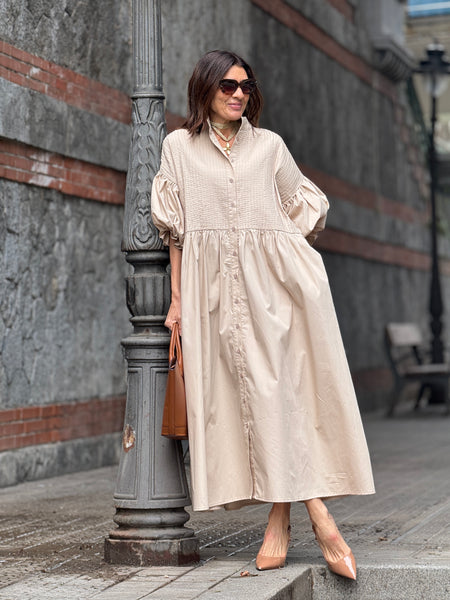 Dress Phoebe Beige