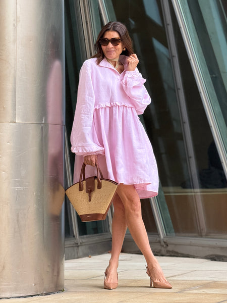 Vestido Blanche rosa