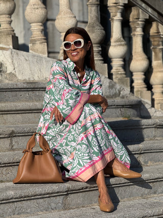 Dress Cassandra Print Green