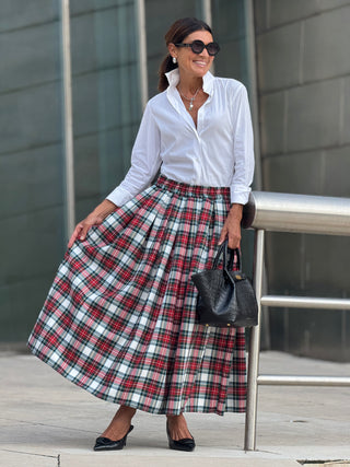 Skirt Helena Check Red
