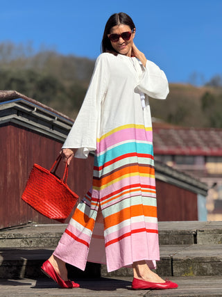 Kleid Louisa Streifen Multicolor