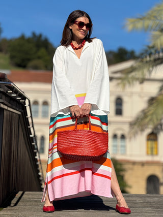 Kleid Louisa Streifen Multicolor