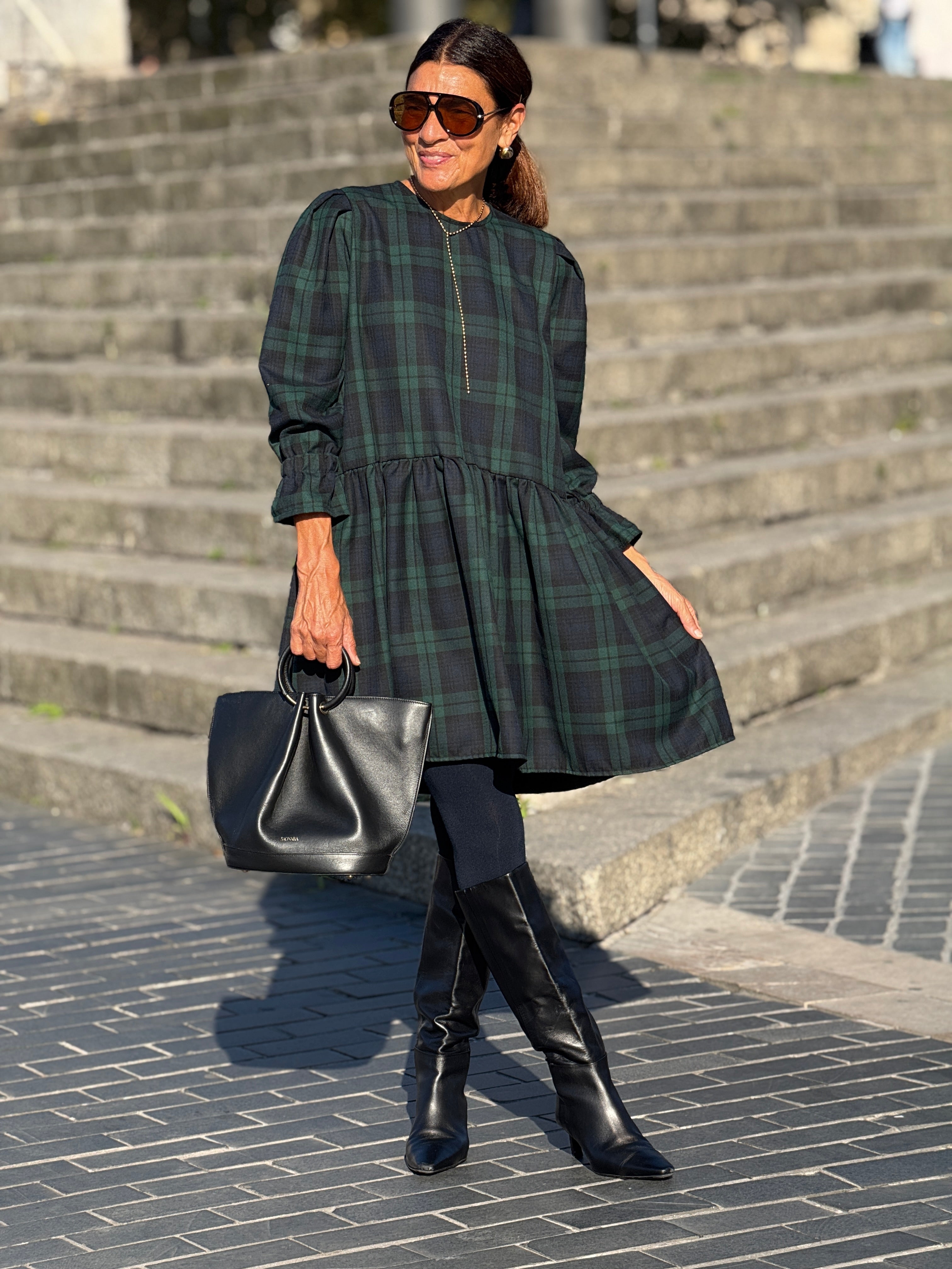 Dress Harper Tartan Marielle Stokkelaar Dress Harper Tartan Marielle Stokkelaar