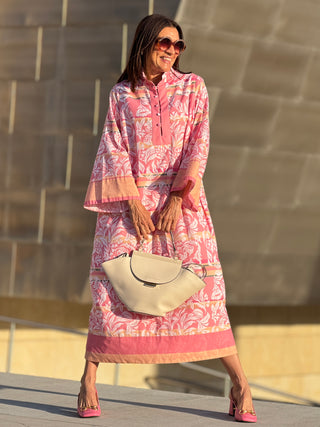 Dress Cassandra Print Pink