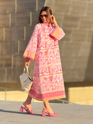 Dress Cassandra Print Pink