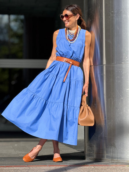 Robe Eléonore Bleu