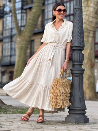 Dress Igone Linen Beige